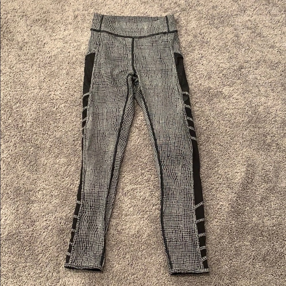 Lululemon Wild And Free Tight Tech Mesh Leggings